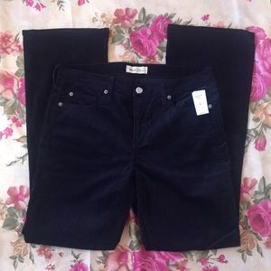 Navy Blue Corduroy Bell Bottoms GAP Jeans